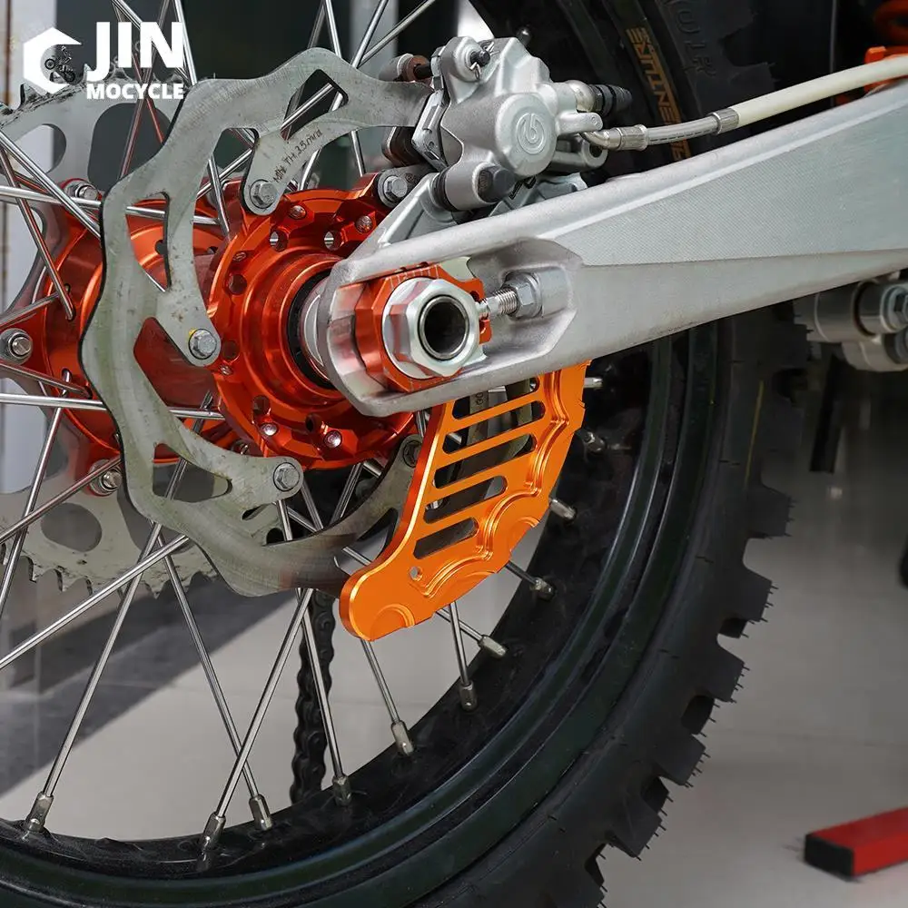 

For FE/FS/FX 250/350/390/450/501/570 2009-2014 Husqvarna TC/FC/TE/FE 2014-2015 Moto Rear Disc Rotor Brake Guard Protection