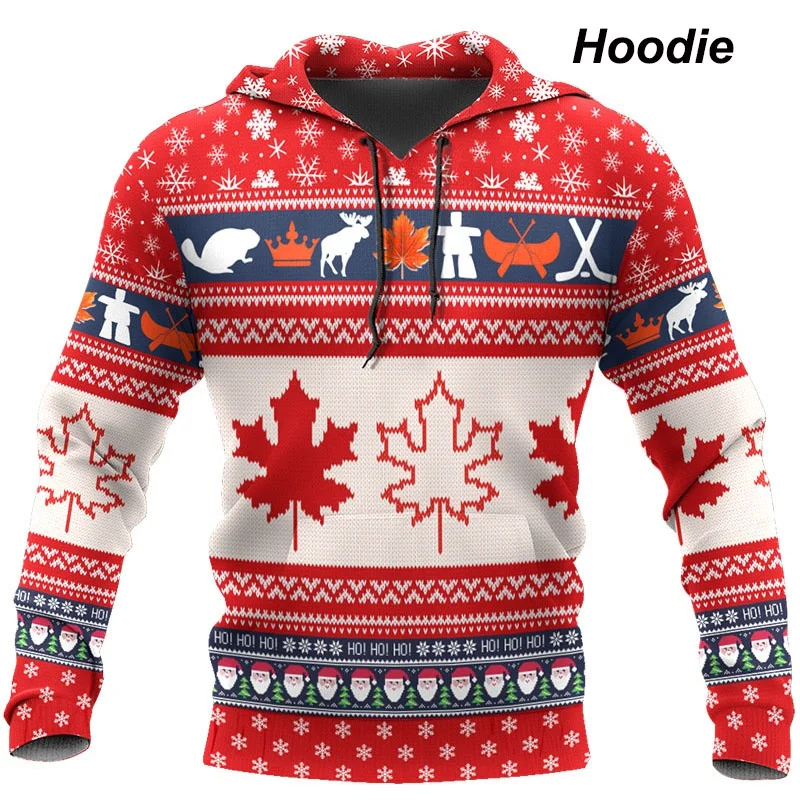 Christmas 3d Print Hoodie