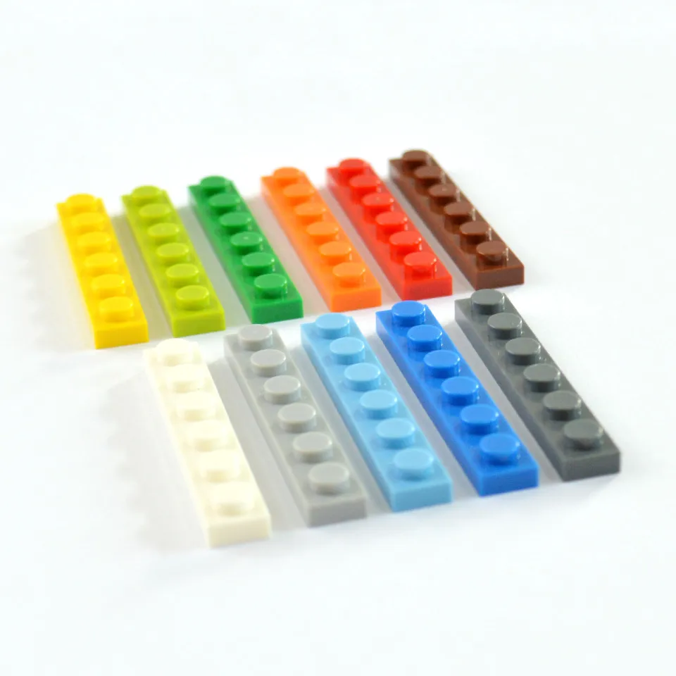 

1 Pcs Buildings Blocks 3666 Plate 1 x 6 Brick Collections Bulk Modular GBC Toy For Technical MOC Set
