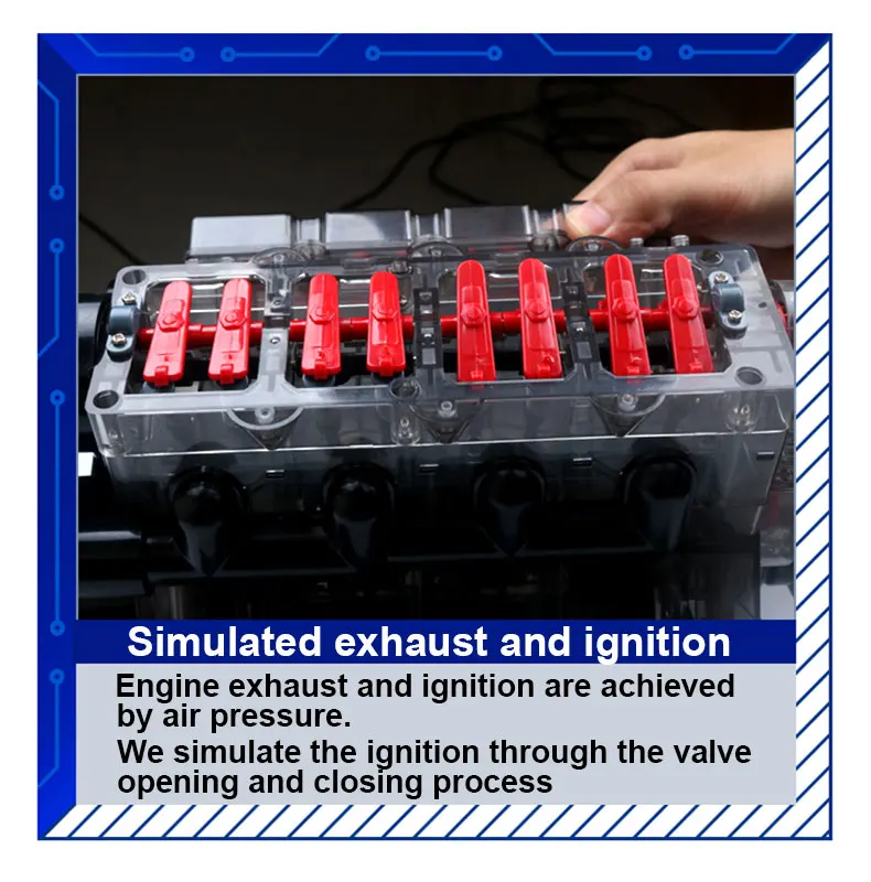 Рисунок 4 - Восьмицилиндровая Модель двигателя