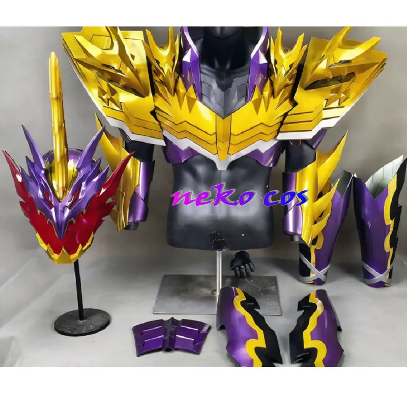 Фото Костюм для косплея Nekocos Rider Saber Calibur Jaou Dragon: комбинезон с перчатками №1