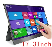 17 3 inch portable monitor touchscreen 1080p fhd type c usb hdmi compatible for expand mobile pc laptop office gaming display