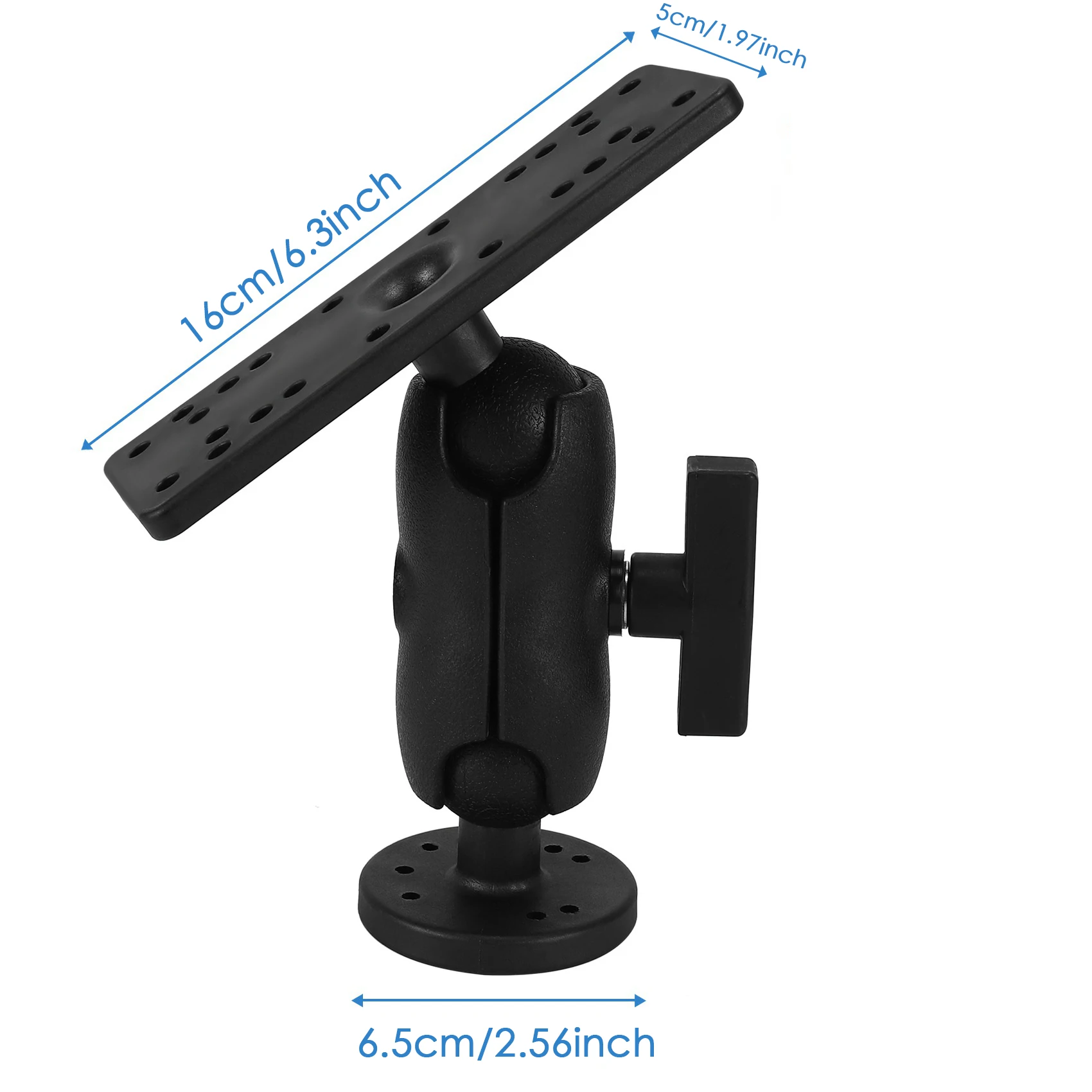 Универсальный поворотный подставка для лодки Marine Kayka Electronic Fish Finder Mount Fishfinder Plate