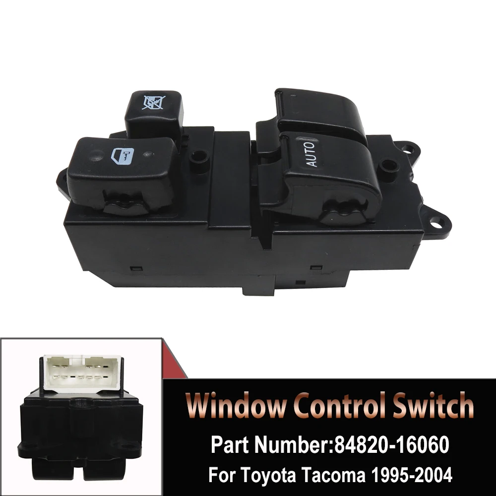 

Electric Power Master Window Switch Push Button Panel For Toyota Starlet Paseo RAV4 Corolla Tercel Camry 84820-10070 84820-16060