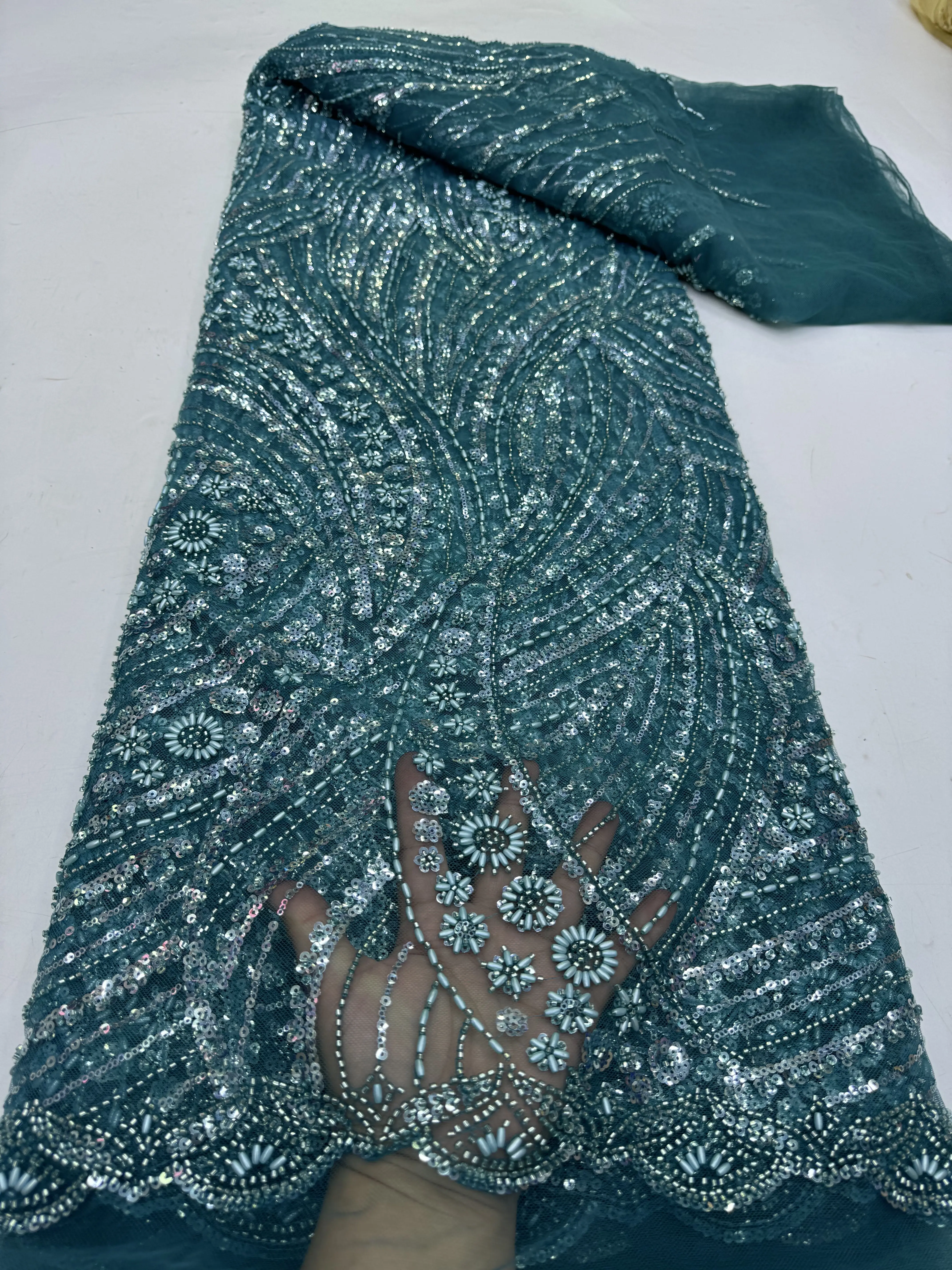 Роскошные бусины ручной работы высокого качества Свадебные африканские блестки