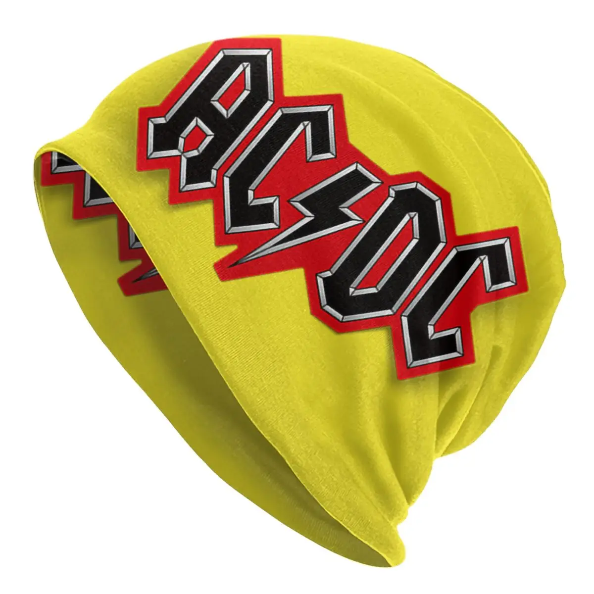 

Шапки-бини с логотипом AC DC, шапки для мужчин и женщин, модная зимняя теплая вязаная шапка унисекс, музыкальная шапка с тяжелым металлическим ...