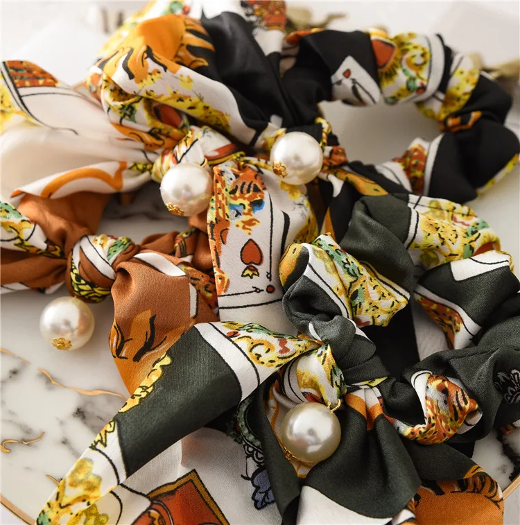 Европейские и американские украшения для волос жемчужная подвеска кольцо в виде