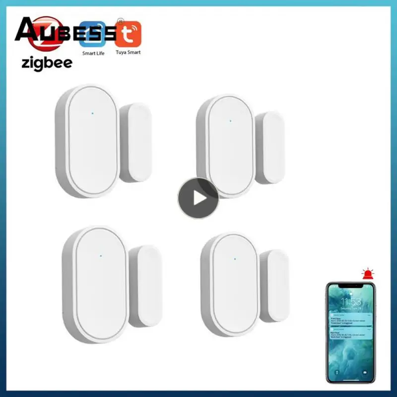 

1~6PCS Alexa Door Detectors Tuya Smart Door Window Magnetic Sensor Real-time Smart Home Smart Security Alarms Zigbee Google Home