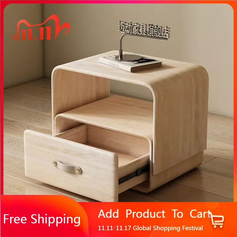 

Coffee Bedside Table Mobile Living Room Cabinets Console Bedside Table Modern Nordic Mesitas De Noche Furniture Living Room