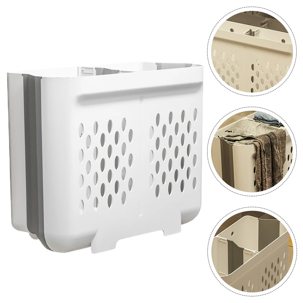 

Basket Laundry Storage Wall Hamper Hanging Dirty Clothes Bin Organizer Bathroom Kitchen Bins Collapsibleslim Washing Toys
