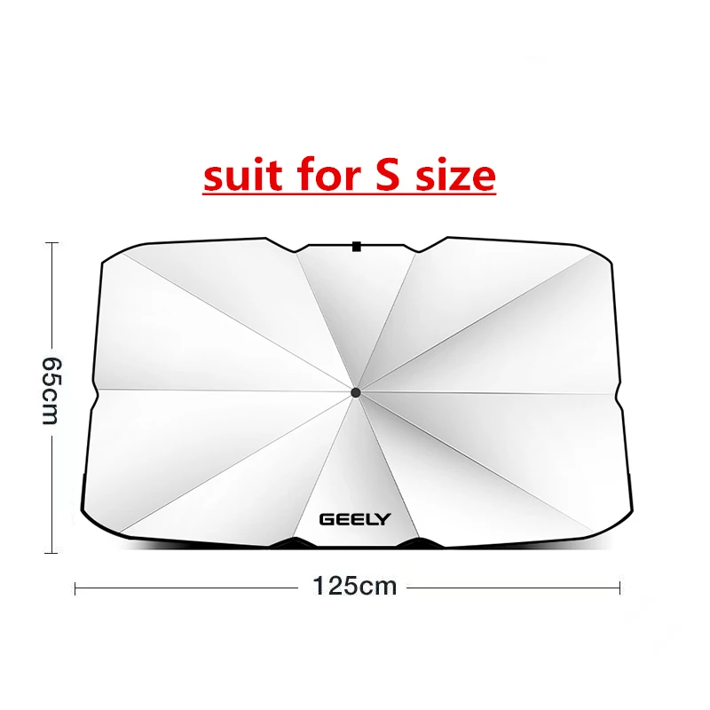 

Солнцезащитный зонт на лобовое стекло автомобиля, переднее затенение для GEELY GC6 GC9 EMGRAND EC7 EC8 CK ATLAS GT, спортивные аксессуары для интерьера автомобиля