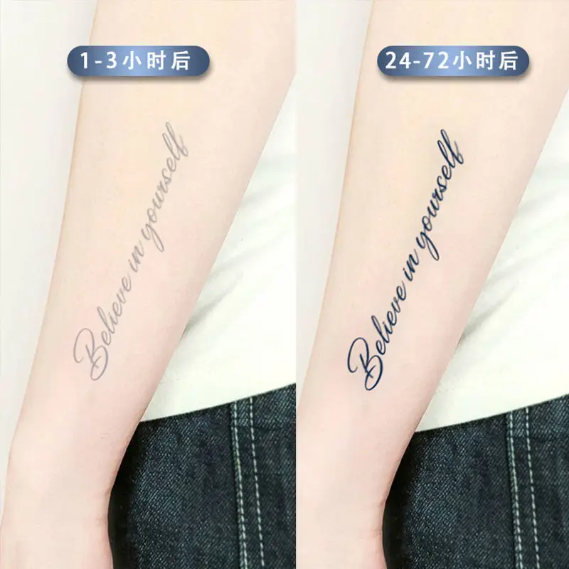 2022 новые индивидуальные английские художественные шрифты водонепроницаемые