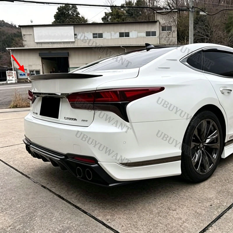 Для Lexus LS LS500 500H 2018-2023: Задний спойлеркрыло из карбона для багажника, аксессуар для автомобиля (art.: 3920db59ddaab) - 3920db59ddaab