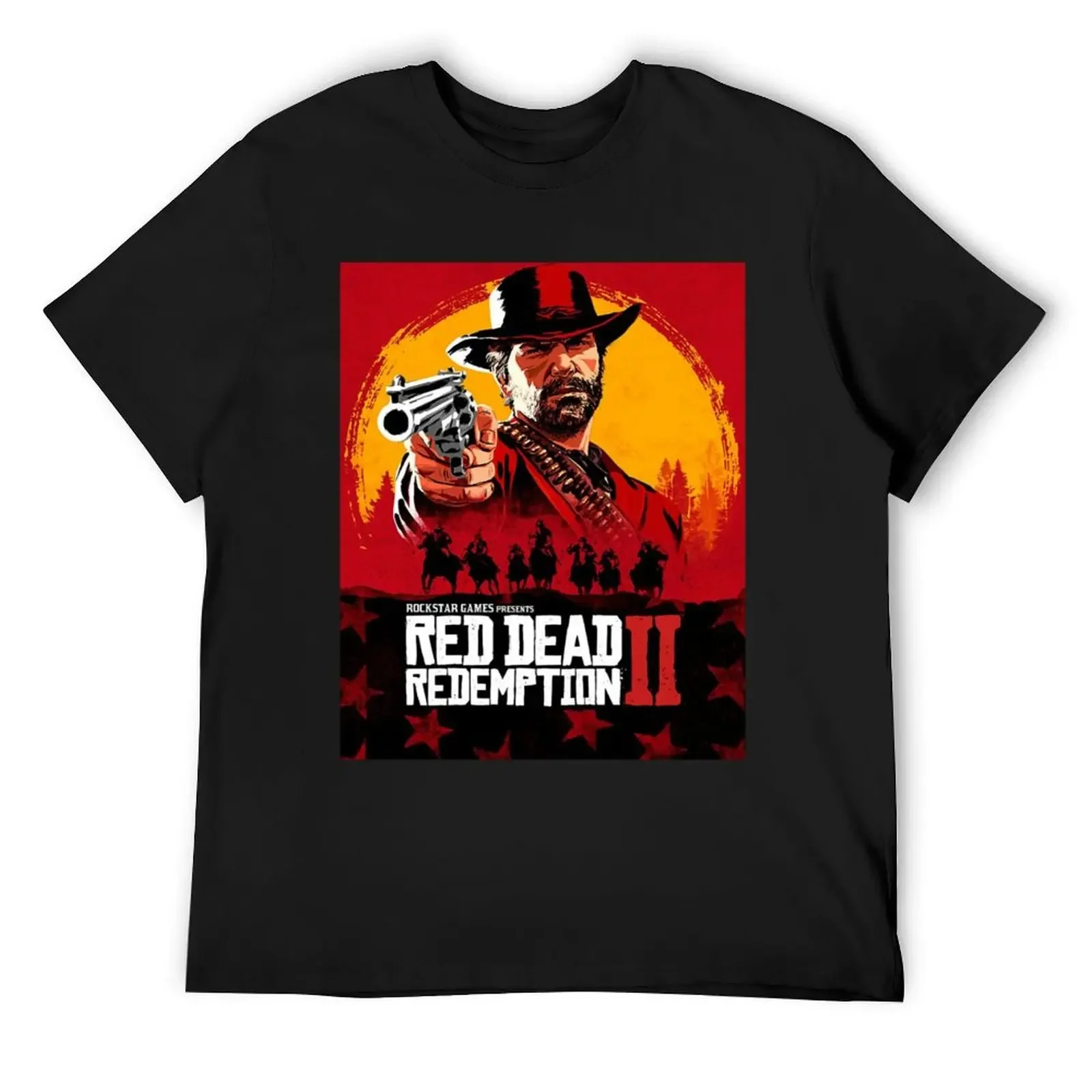 Футболка Red Dead Redemption II Rockstar Games новое издание летние топы мужская футболка с