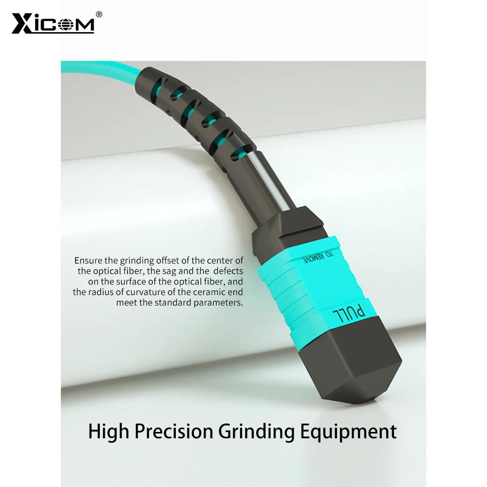 10G Fiber Optic Patch Cord Cable Multi Mode MPO-MPO UPC OM3 LSZH Optical Patch Cable Female to Female 8/12 Core 1M/3M/5M/10M