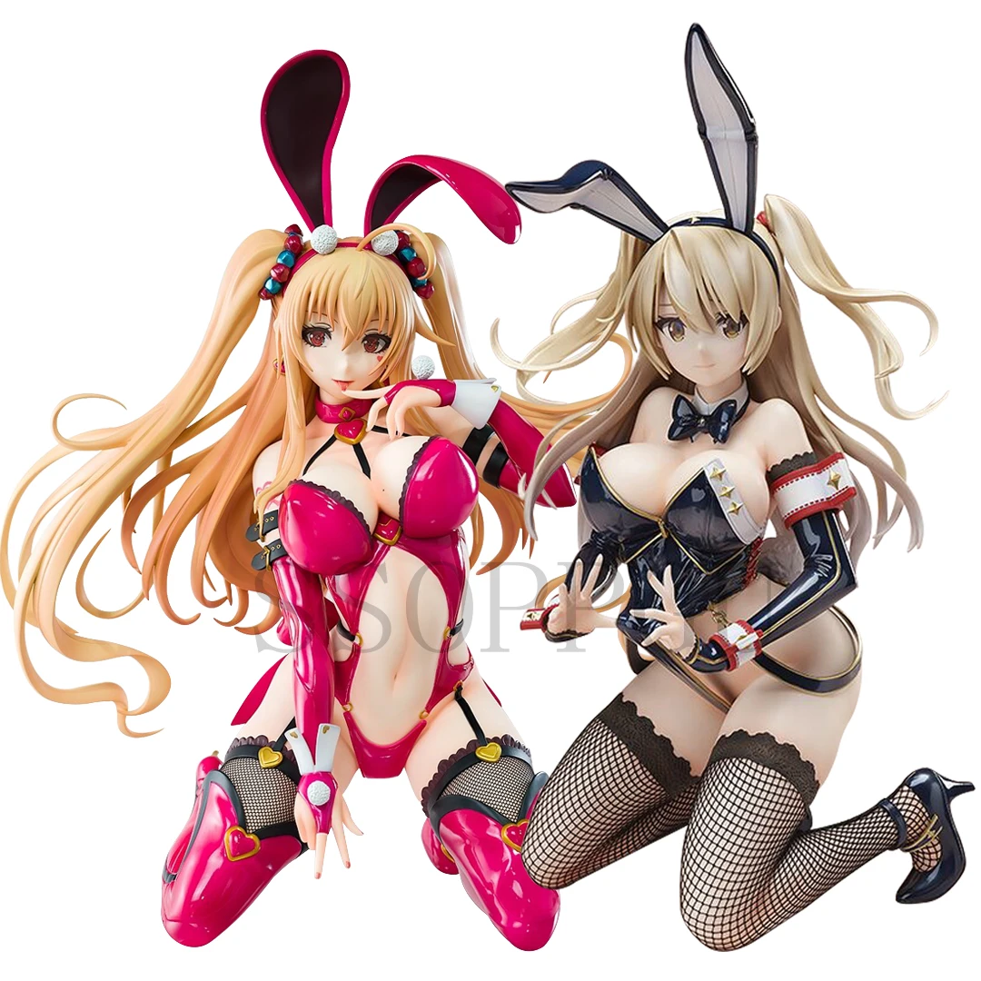

1/4 Native BINDing Caroline Lily Bunny Girl Figure 35CM Японское Аниме ПВХ Фигурка Игрушка Статуя Взрослая Коллекция Модель Кукла