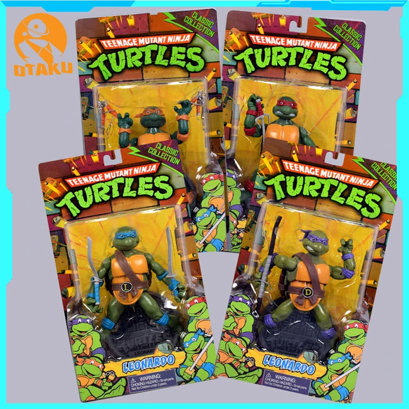 

Teenage Mutant Ninja Turtle TMNT Action Figure Toys Figuras Anime PVC Collection Model Doll Decor Birthday Gifts for Children