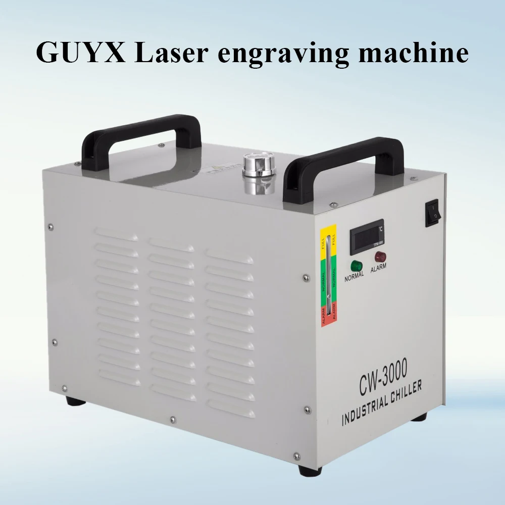 

Охладитель воды CW3000 для лазерного гравировального станка, промышленный водяной охладитель вместимостью 9 л, охладитель воды для лазерного ...
