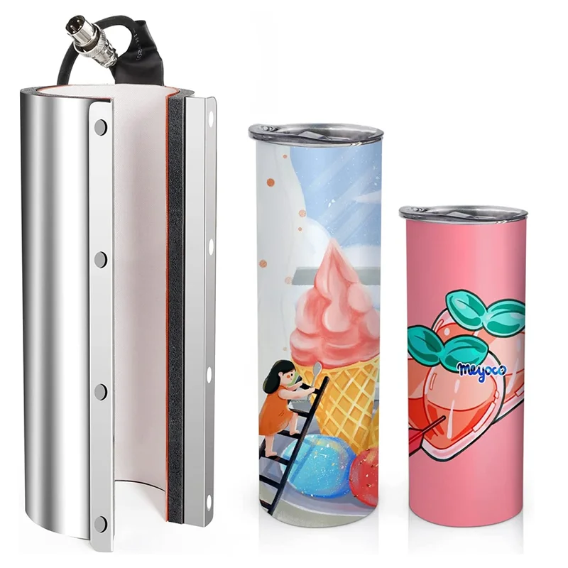 

30Oz Tumbler Heat Press Attachment, 30Oz 20Oz Heater for Tumbler Heat Press,for K Type Thermocouple (110V/Male Plug)
