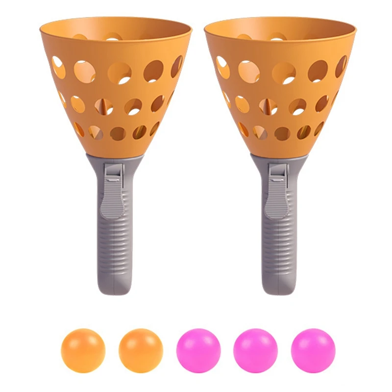 

1 Pairs Children Throwing and Catching the Ball Outdoor Sports Butt Ping Pong Ball Parent-Child Interactive Toy