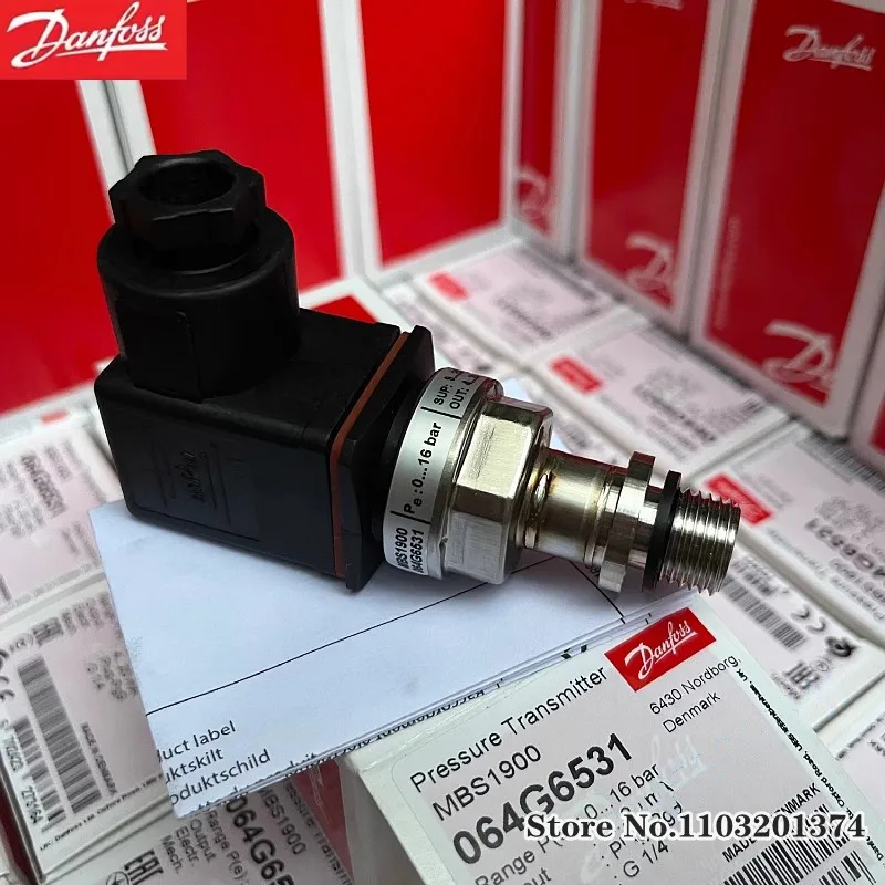 Оригинальный датчик давления Danfoss MBS1900 064G6531 0 ~ 16 бар