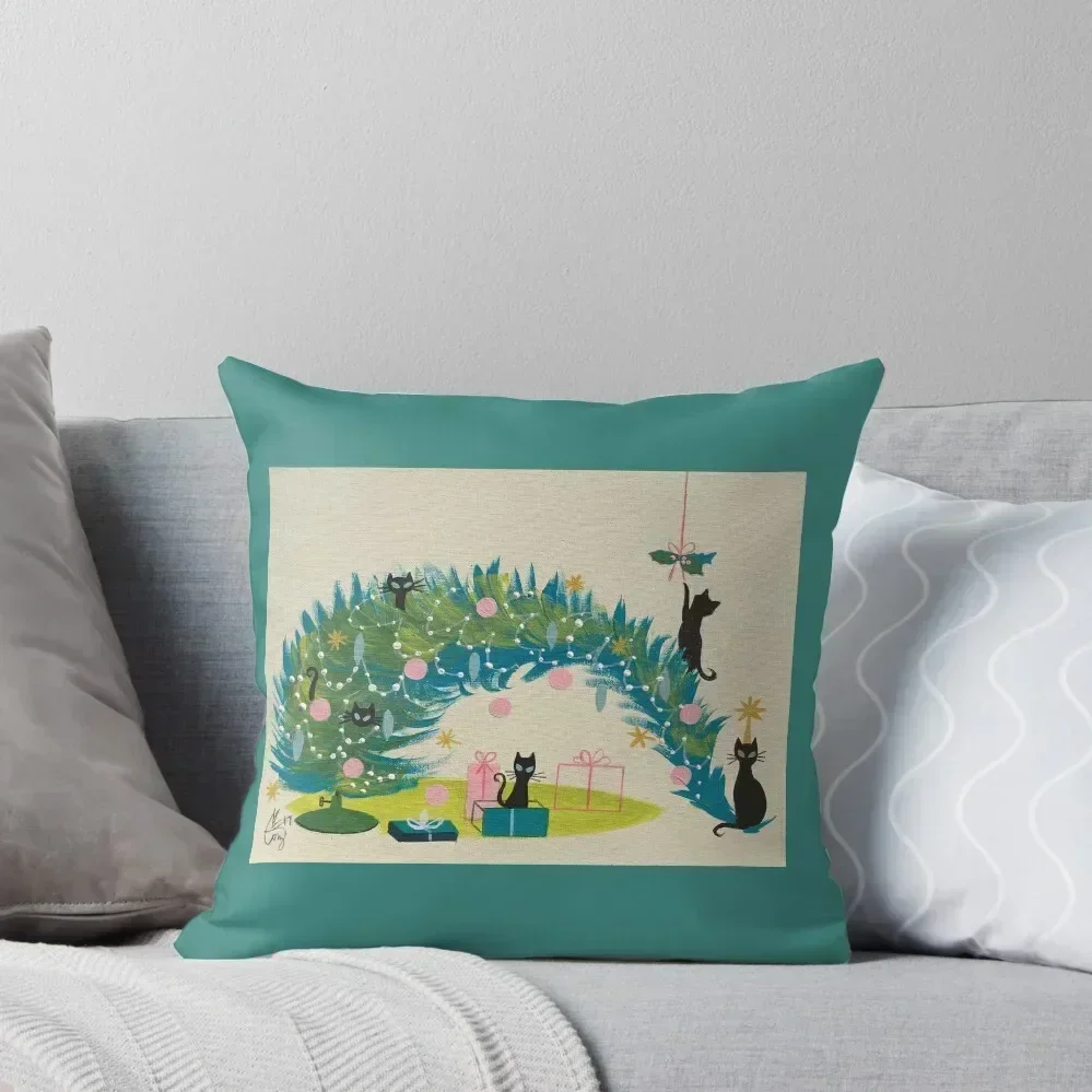 Праздничная подушка из кошачьей мяты Fiasco декоративная наволочка