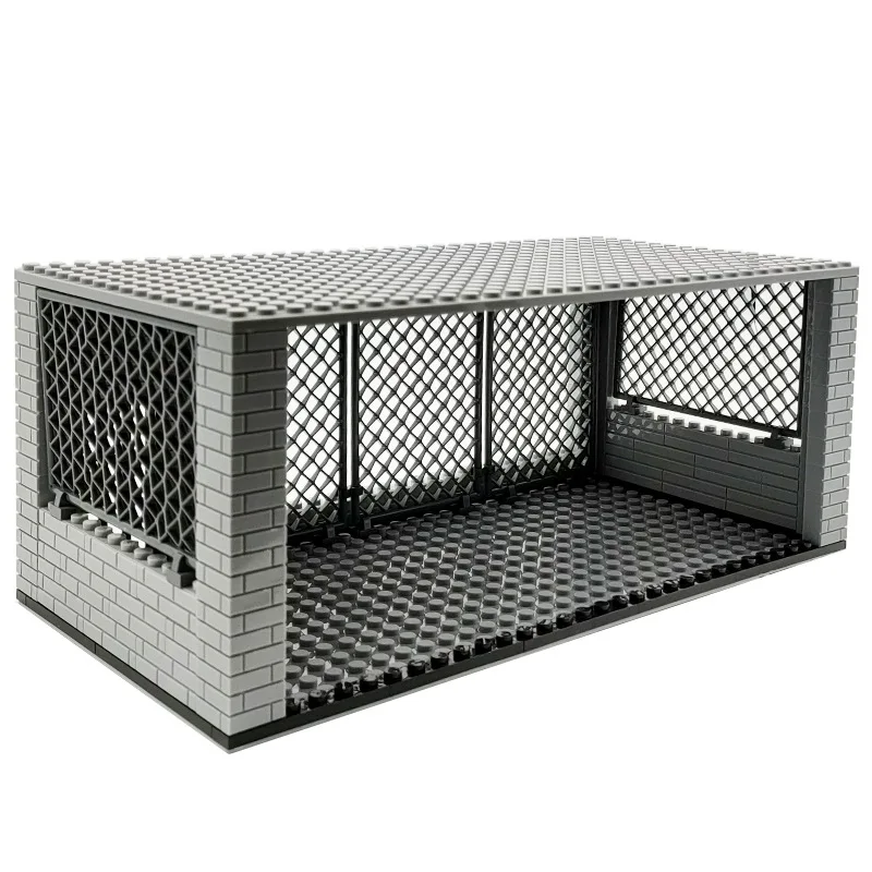 Милитари Модерн Полицейская Тюремная Сетчатая Клетка 116 шт. Военный Солдат Город МОК Игрушка Мини Строительные Кирпичи для мальчиков.