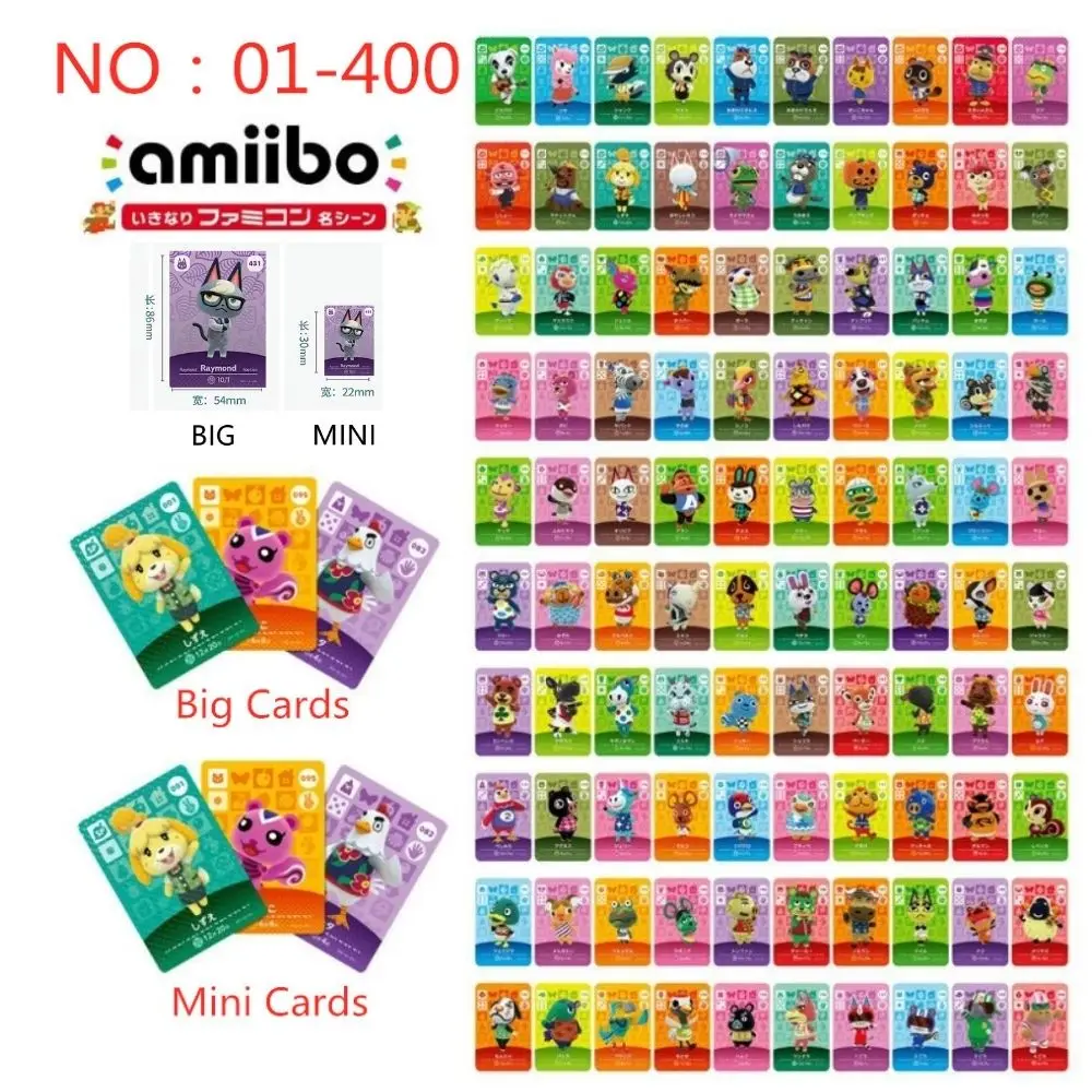 

Full Series 1 2 3 4 5 Animals Crossing Game Horizons Amiibo Cards Ankha Marshal Maple NS Switch 3DS Game Set Mini NFC Cards