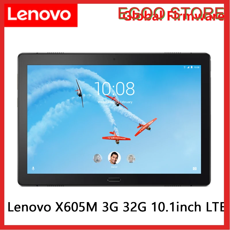 Global Firmware Original Lenovo Tablet M10 TB X605M Tablet 10.1 inch Android Smart Tablet 3G RAM 32G ROM LTE Version SIM Tablet