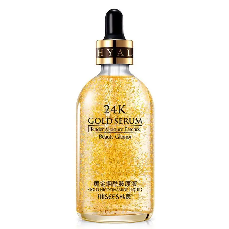 

24k Gold Face Serum Moisturizer Lotion Whitening Day Using Aging Anti Wrinkle in 100ml