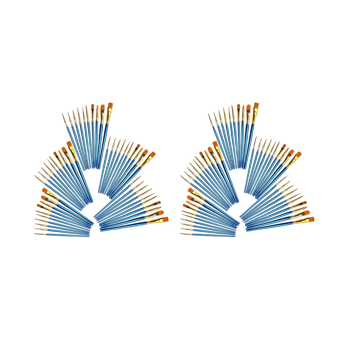

Paint Brushes Set Paintbrushes Nylon Hair Artist Acrylic Paint Brushes for Acrylic Oil Watercolor Face Nail Art