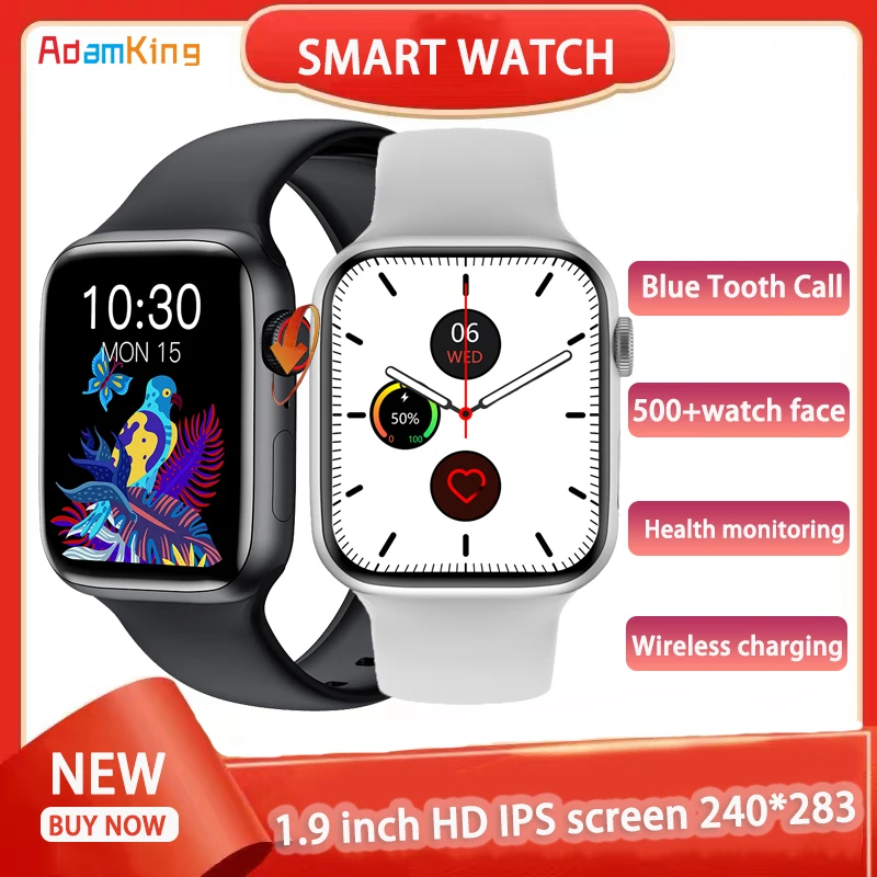 

New W97 Original Men 1.9 Inches Smart Watch Series 7 Blue Tooth Call Heartrate Sports Fitness Tracker Woman W97pro Smartwatch