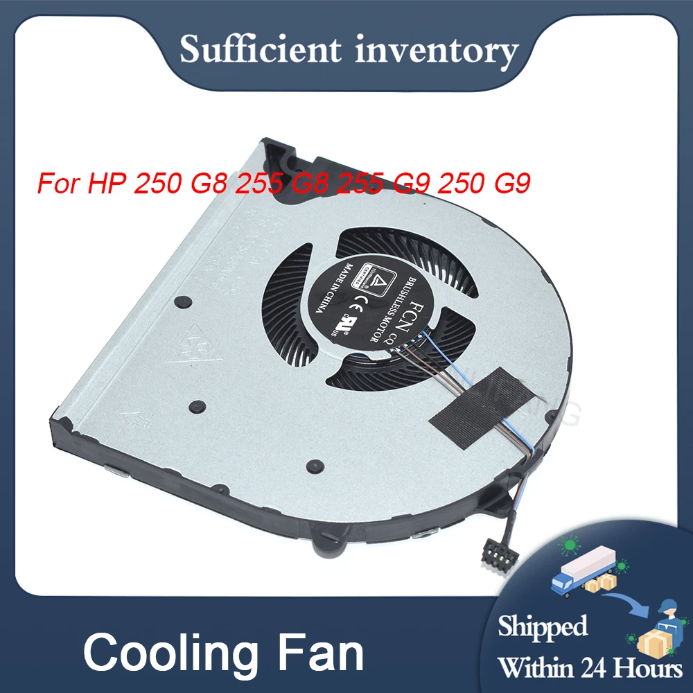 Новинка, 5 в пост. Тока, 250 А, 4 контакта, фотоэлемент для HP 255 G8 255 G8 250 G9 G9 15-DU 15S-DU0002TX 15-DW 15s, внешний охлаждающий вентилятор для процессора ноутбука