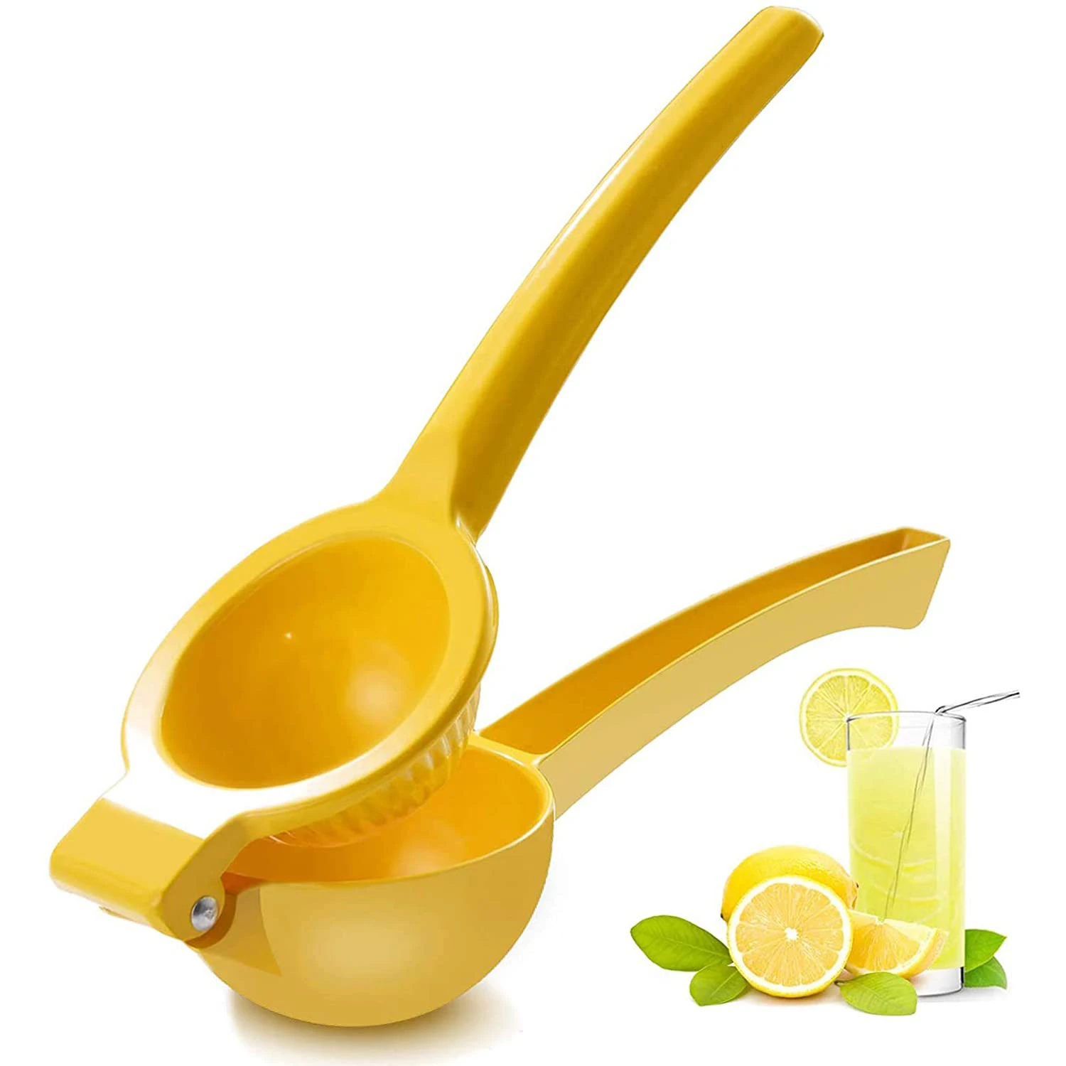 

1PCS Metal Lemon Lime Squeezer, Stainless Steel Manual Citrus Press Juicer, Hand Press Juicier Fresh Fruit Tool Kitchen Tools