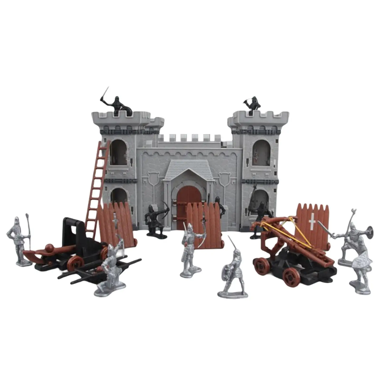 

Medievl Knight Soldier Toys Middle Ges Set, with Chriots Figure Figure Holidy Gifts