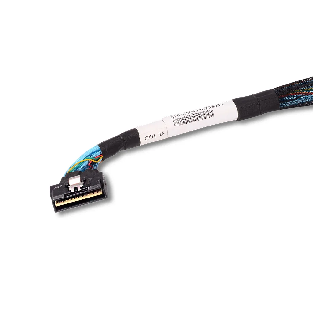 Фото 2025 НОВЫЙ LP Slim SAS 8654 8i к Dual NVMe U.2 SFF-8639 Кабель-адаптер жесткого диска LP8654 до 8639 40-50 см №3