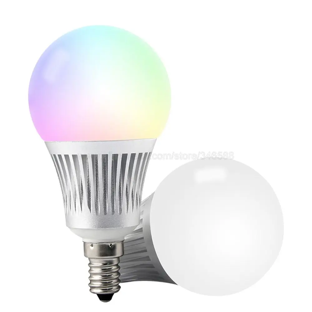 Фото Miboxer FUT013 AC100-240V E14 2,4 ГГцRF TUYA Smart 5 Вт RGB + CCT Цветовая температура/яркость Регулируемое приложение Голосовое управление Светодиодная лампа №4