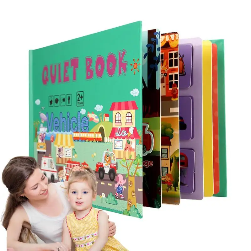 

Montessori Quiet Books Sensory Book Kids Travel Toys Activity Binder Quiet Books Children Sensory Book Busy Educational Toys