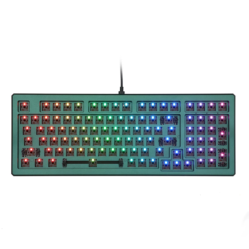 

MOD 003 004 98-Keys CNC Hot Swap RGB Mechanical Keyboard Kit with Gasket Mount(MOD003) / Tray Mount (MOD004)