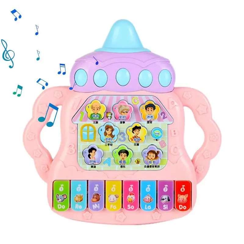 

Baby Musical Key Piano Toy Electronic Music Instrument Keyboard Touch Play Blanket Early Education Toys Gifts For Boys Girls