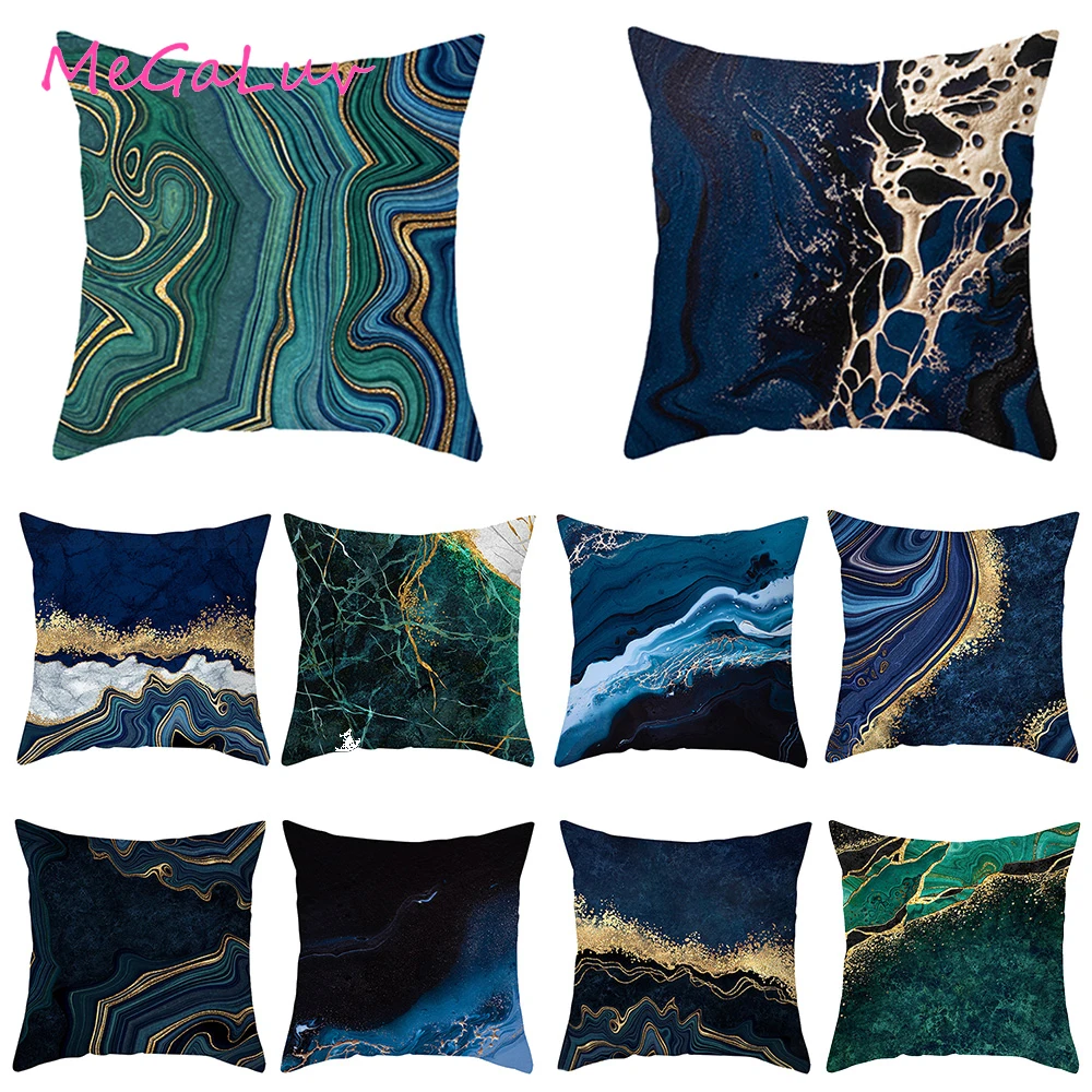 

Pillowcase 45x45cm Soft Oil Painting Abstract Geometric Pattern Bedroom Living Room Sofa Cushion Cover Indoor Home Decor