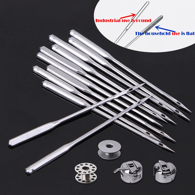 

10Pcs/set Household Sewing Machine Needles Kit Packing Sewing Needle Anti-jump Needle for Singer Brother DIY Sewing Accessories