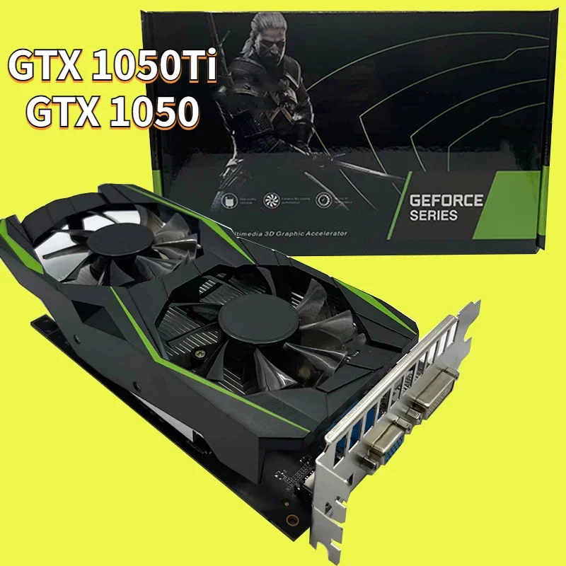 

2024 Newest Original GTX 1050Ti 4GB GPU Video Card 128Bit for nVIDIA Graphics Cards GTX 1050 Ti Hdmi VGA VideoCards Map GDDR5