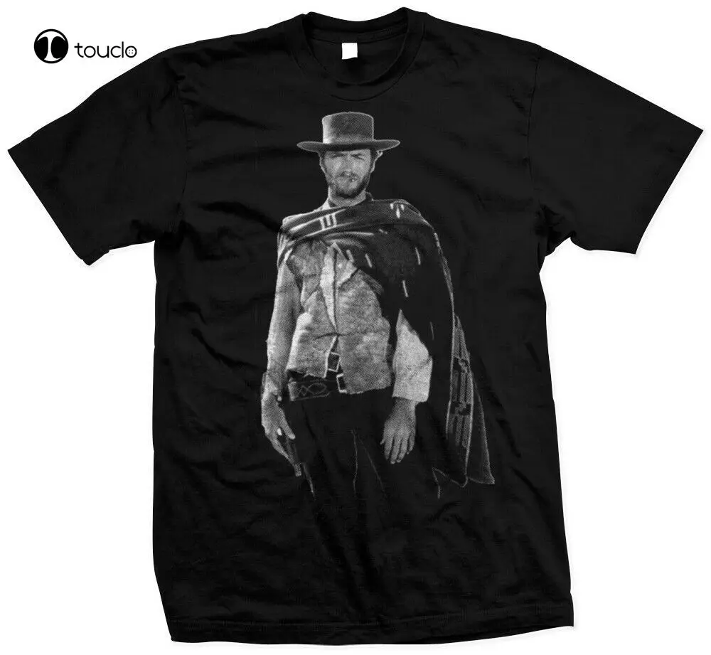 

Clint Eastwood - The Man With No Name 100% Cotton T-Shirt Tee Shirt Custom Aldult Teen Unisex Digital Printing Tee Shirt Xs-5Xl