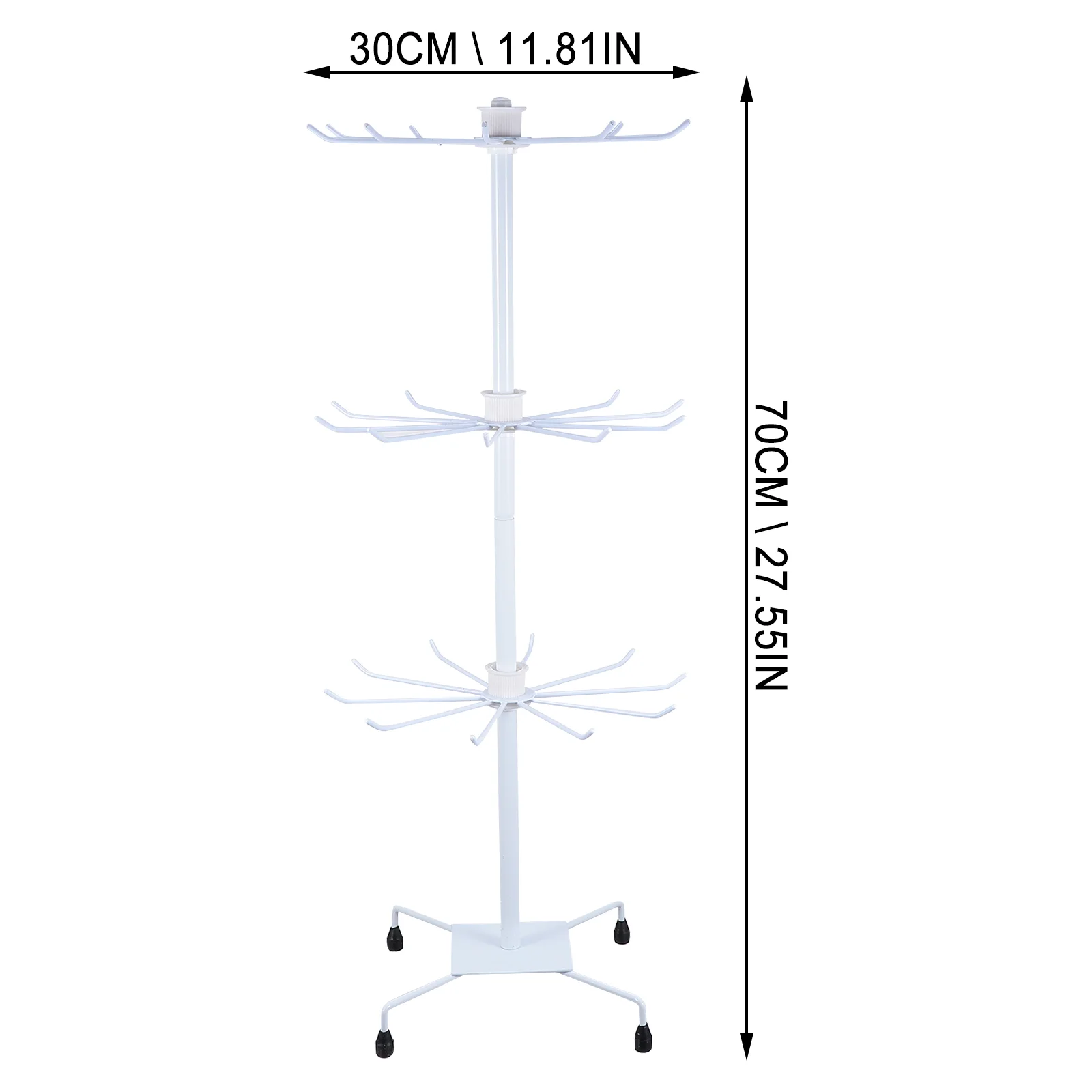 Подставка для ювелирных изделий из кованого железа вращающийся стеллаж хранения