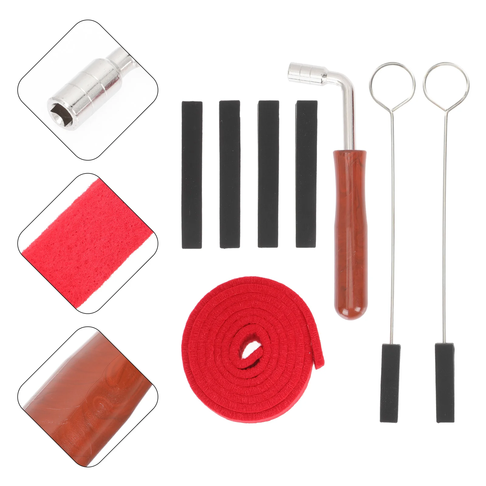 

1 Set Piano Tuning Silencers Piano Repair Mutes Musical Instrument Accessories