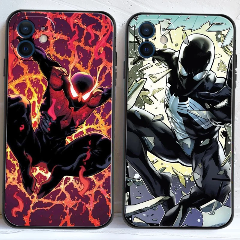 

Marvel Comic Avenger Phone Cases For iPhone 11 12 Pro MAX 6S 7 8 Plus XS MAX 12 13 Mini X XR SE 2020 Funda Coque Soft TPU