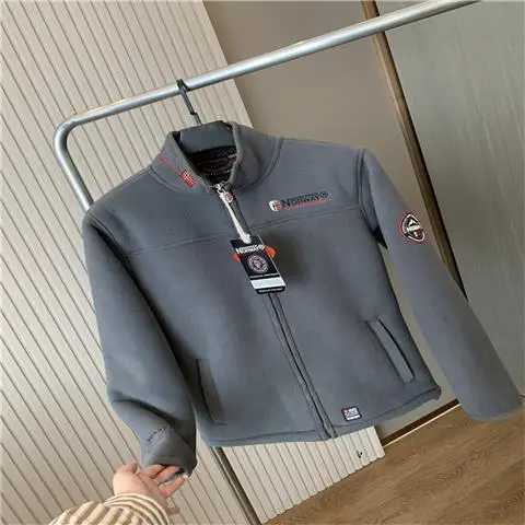 Норвезькая хлопчатобумажная куртка на флисовой подкладке утолщенная теплая