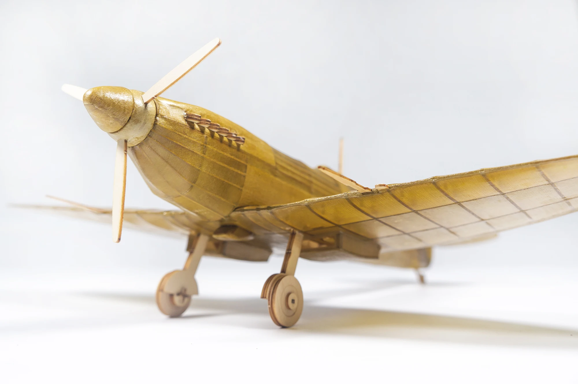 Бесплатная доставка 3D Пазлы VX18 Spiitfire Fighter статическая деревянная модель дисплея