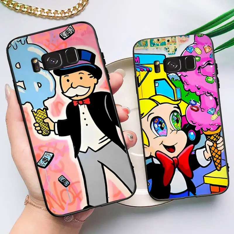 

Cartoon Luxury Dollar MonopolyS Phone Case For Samsung Note 8 9 10 20 pro plus lite M 10 11 20 30 21 31 51 A 21 22 42 02 03
